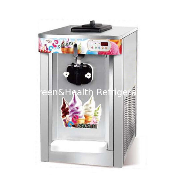 Stainless Steel 3 Flavor Ice Cream Making Machine with 22L Capacity for Commercial Use