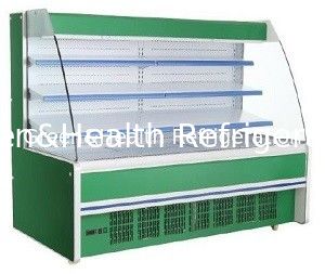 Adjustable Shelf Shop Multideck Open Chiller With DANFOSS R404a / R134 Compressor