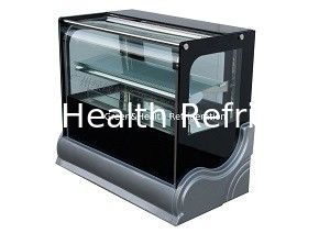 Danfoss Compressor Cake Display Freezer With Back Open Glass Door Bakery Display Cases