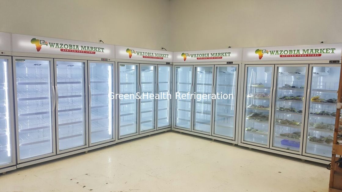 -18~-22 ℃ Commercial Display Freezer For Shop 5 Layers Or Adjustable