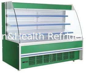 Commercial Open Front Fruit Display Chiller For Store With Air Cooler 1100W