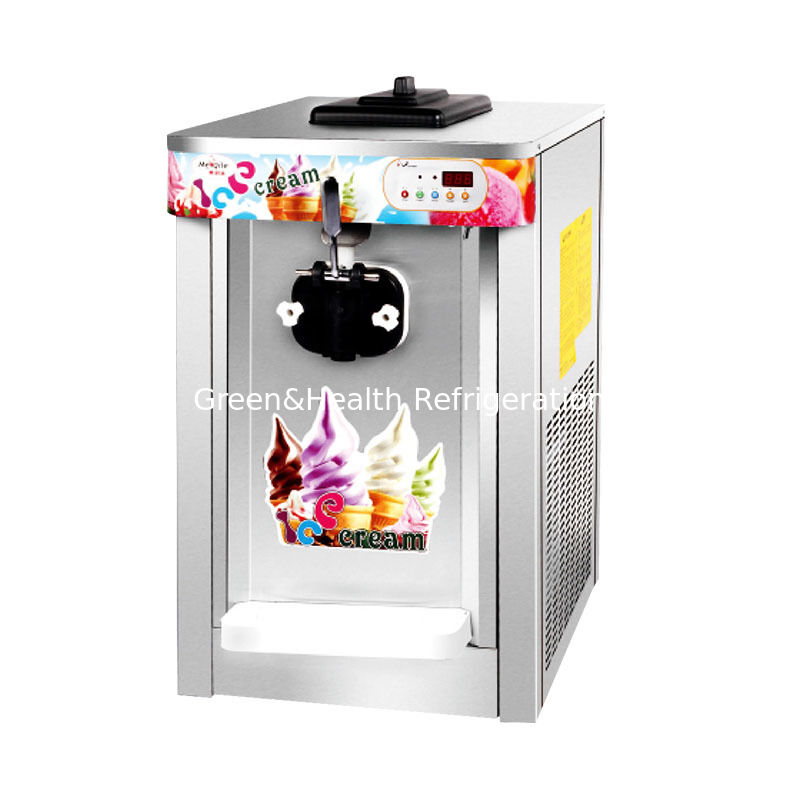 22L Capacity 3 Flavor Stainless Steel Commercial Soft Serve Ice Cream Maker Machine