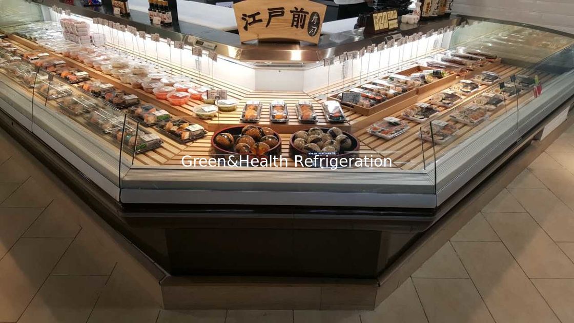 Energy Saving Deli Display Refrigerator Dynamic Cooling Type For Restaurant
