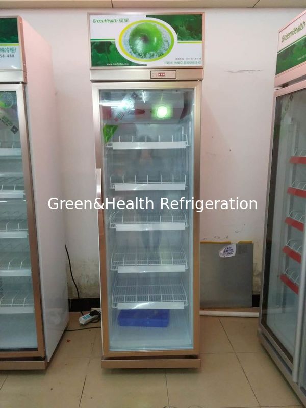 CCC Commercial Upright Freezer 360L Vertical Display Fridge Cooler For Beer And Drinks