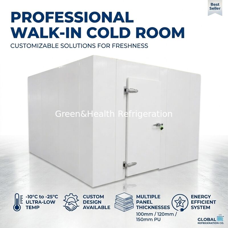 Slaughter Cold Storage Room with Customizable Sizes Air Cooled Cooling System