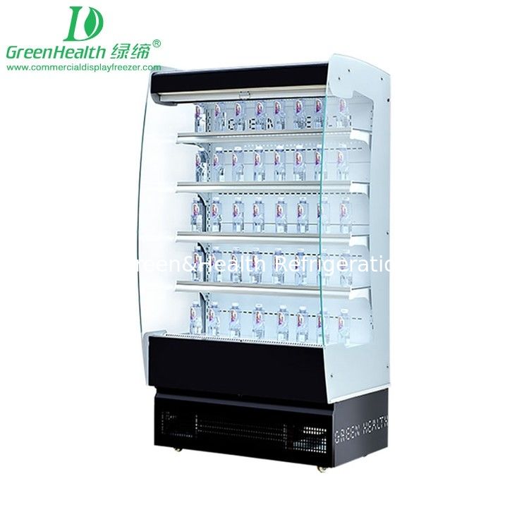 Adjustable Shelf Shop Multideck Open Chiller With DANFOSS R404a / R134 Compressor