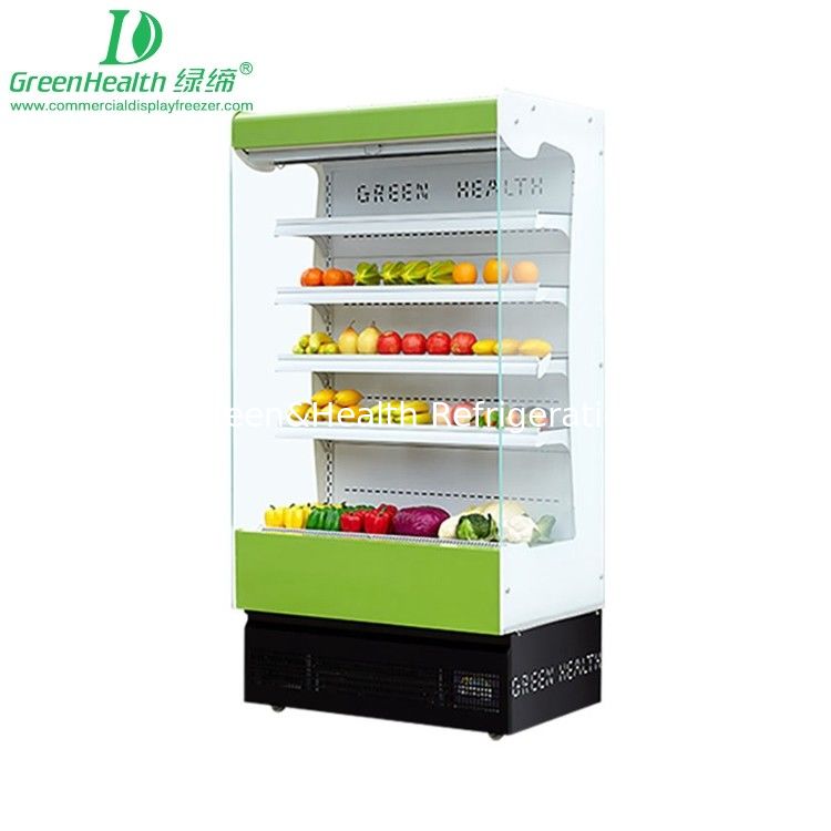 Slimline Multideck Open Chiller For Busy Retail Settings / Fruit And Veg Display Fridge