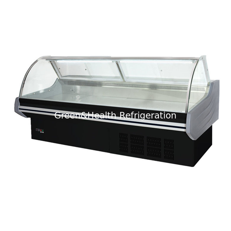 Commercial Fresh Meat Seafood Display Chiller For Butchery Store With 1.5 2 3m