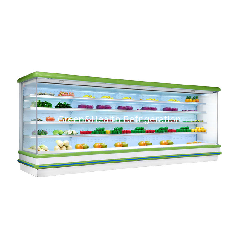 Open Type Display Vegetable Refrigerator For Supermarket Multideck Chiller