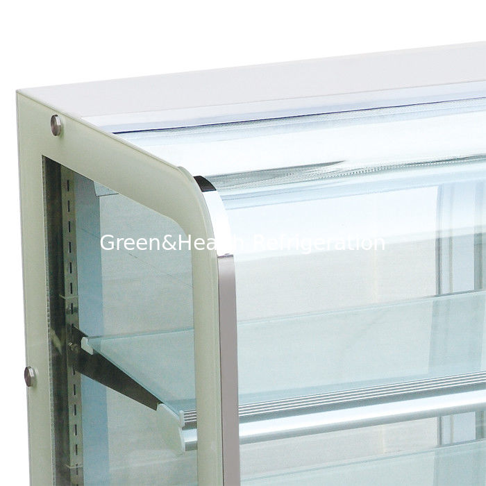 2M Sliding Door Commercial Cake Display Freezer Showcase Two Layers