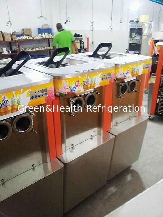 22L / H Twist Flavor Ice Cream Making Machines For Dessert Shop