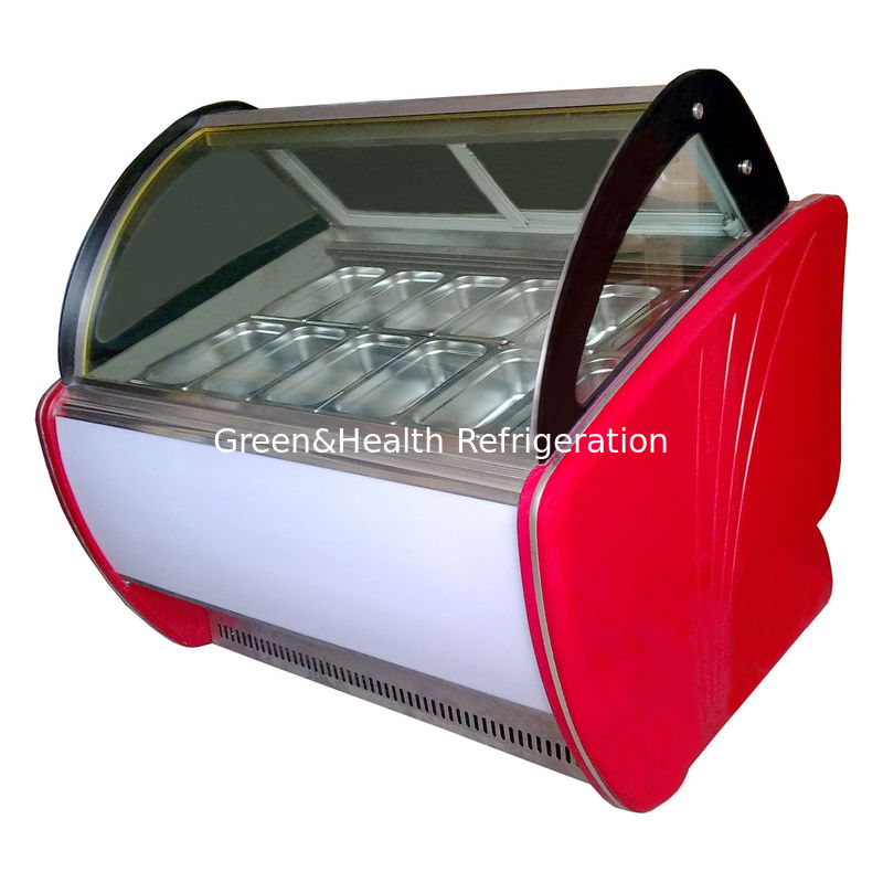 Portable Popsicles Ice Cream Display Case With Optional Trays / Ice Cream Display Unit