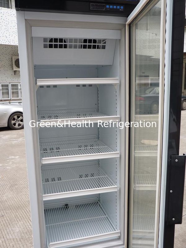 Static Cooling Single Glass Door Freezer For Beverage Display Cooler In Store