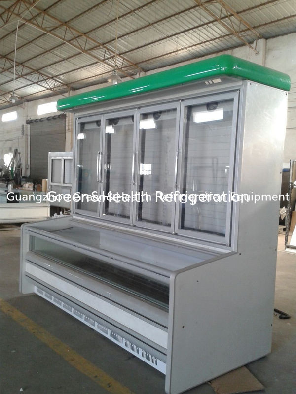 Vertical Combination Freezer And Refrigerator  With 1.8 M 2.5m High Efficient