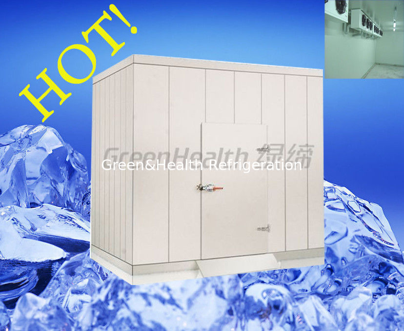 Large Cool Room Storage 105 Cubic Meter , Double Side Painting Steel Cold Room