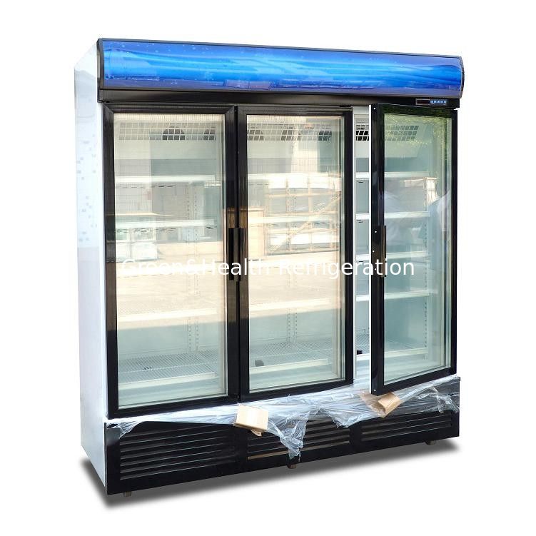Energy Efficiency Commercial Display Freezer Open Top With Digital Elitech Thermostat