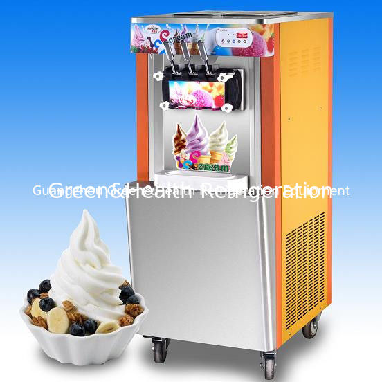 Pre - Cooling Soft Serve Ice Cream Making Machines Auto Counting For Dessert Shop