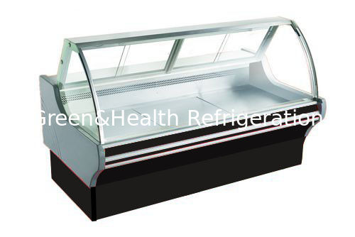 Commercial Fresh Meat Seafood Display Chiller For Butchery Store With 1.5 2 3m