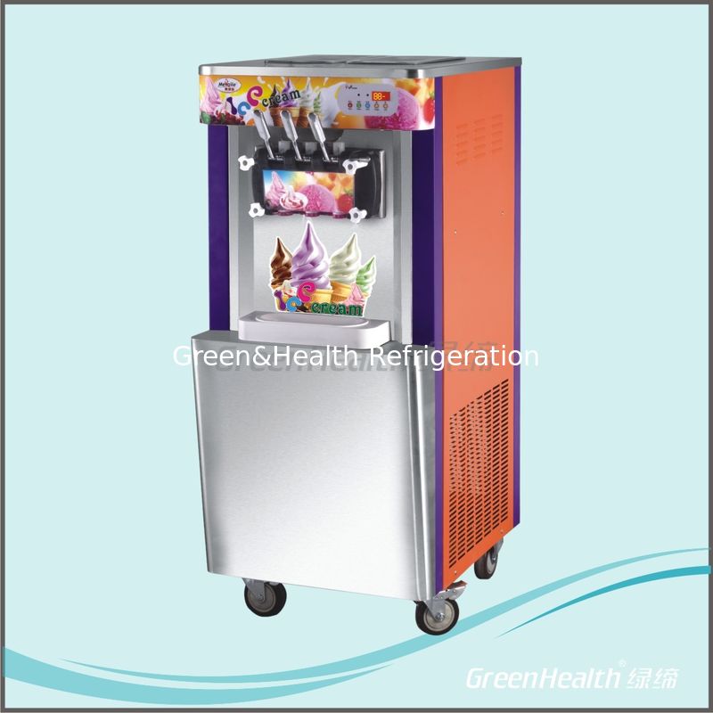 Low Noise Industrial Ice Cream Maker Machine With LED Display Auto - Operationn