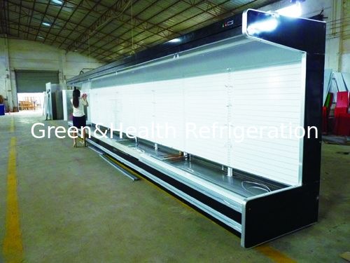 Fan Cooling Vegetable Fruit Multideck Open Chiller For Supermarket 220V 50HZ