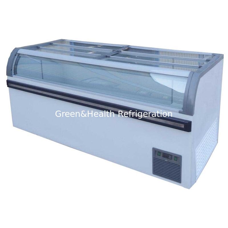 1000L Open Top Meat And Fish Deep Display Freezer For Supermarket