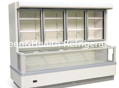 Famous Brand Compressor Combination Display Fridge Freezer With 3 / 4 Doors