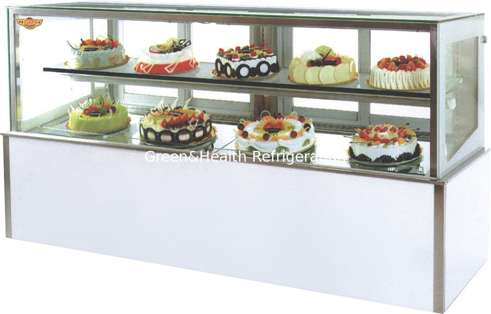 Eco - Friendly Cake Display Refrigerator With Micro Computer Control For Bakery Store