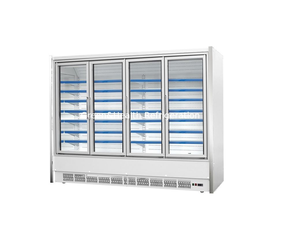 Designer open showcase chiller/Supermarket display refrigerator/Upright cabinet/Multi-deck case