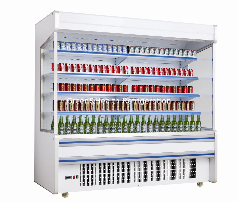 Designer open showcase chiller/Supermarket display refrigerator/Upright cabinet/Multi-deck case