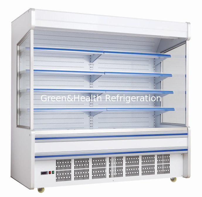 Designer open showcase chiller/Supermarket display refrigerator/Upright cabinet/Multi-deck case