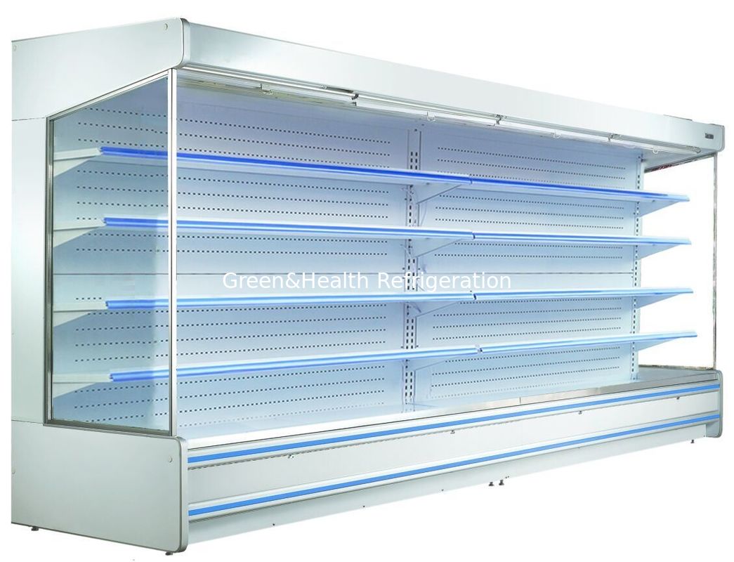 Designer open showcase chiller/Supermarket display refrigerator/Upright cabinet/Multi-deck case