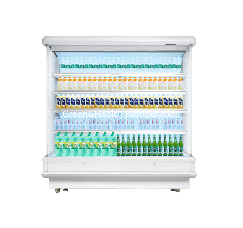 Open Air Merchandiser, Open Chiller for Grab & Go Stores with Embraco Compressor