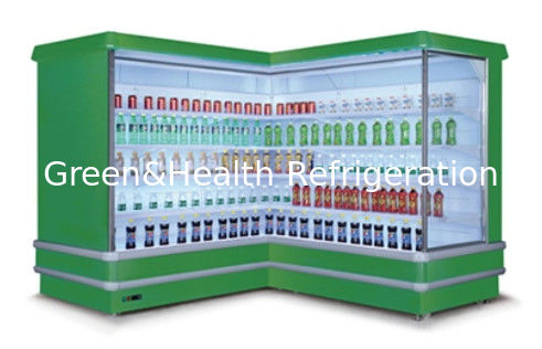 Supermarket fruit multi deck open display plug-in refrigerator plug in type open top display chiller