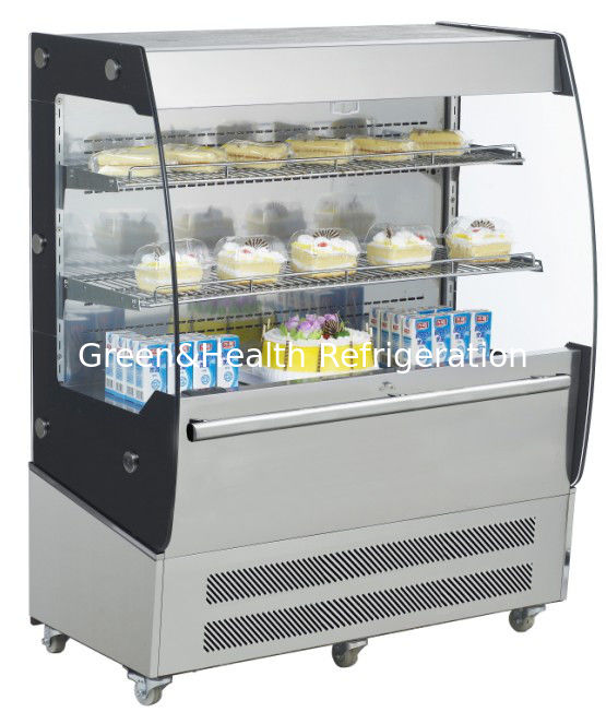 hot selling restaurant food display refrigerator,supermarket open display chiller and freezer