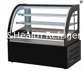 Green & Health Commercial Cake Display Cooler With Front Or Back Sliding Door