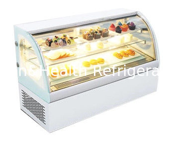 White , Black Color Cake Display Showcase With Digital Control Thermostat