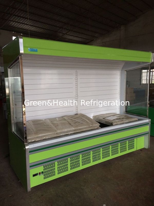 8ft Supermarket Open Freezer Air Curtain Plug in Open Chiller For Vegetable