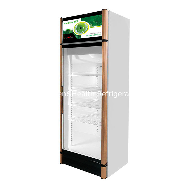 500L One Door Upright  Display Freezer With Lock / Key Auto - Defrost Type