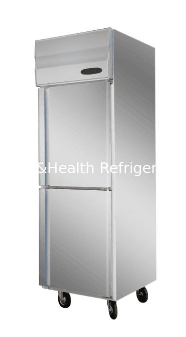 500L 3 Big Doors Vertical Fridge Freezer At -5~-18 C  Round Chamber Design