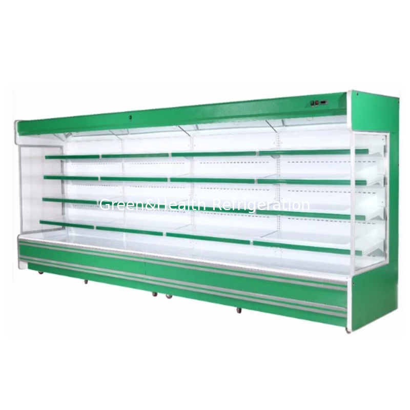 China Manufacturer Supermarket Refrigerator Customized Size Open Chiller Promotion Fuit Showcase