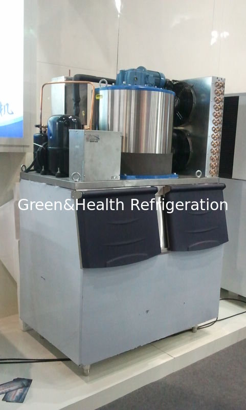 Hot-selling automatic large capacity undercounter flake ice making machine/commercial flake ice maker for fresh s