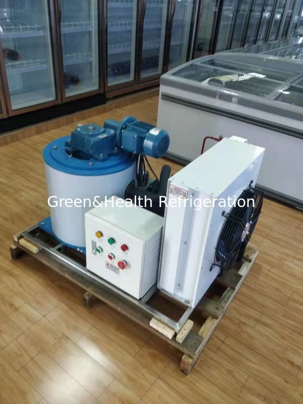 Seawater Ice Flake Making Machine 2 Tons / Day Flake Ice Machine For Fish