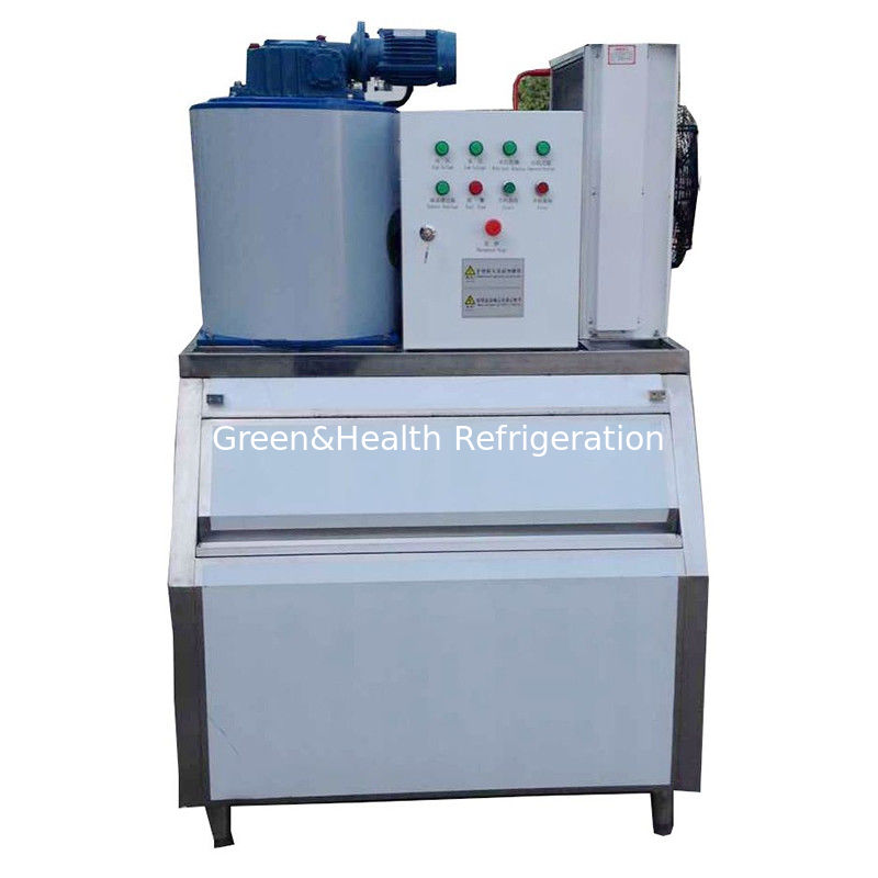 Supermarket Commercial Multideck Flake Ice Machine Single Temperature Type