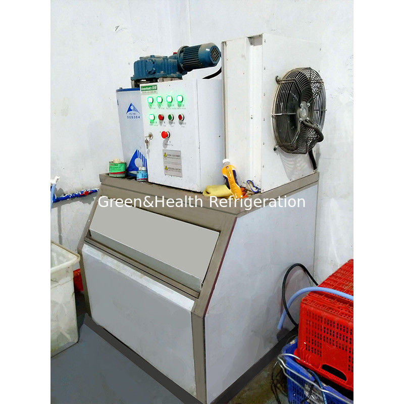 Supermarket Commercial Multideck Flake Ice Machine Single Temperature Type