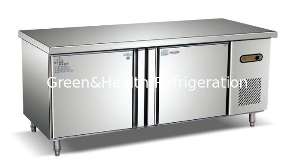 300W Under Counter Work Table Chiller / 1.5m Workbench Fridge For Bakely And Hotel