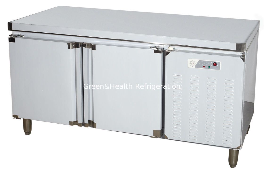 Commercial Stainless Steel Workbench Chiller with Danfoss Compressor and Fan Cooling for Bakeries and Hotels