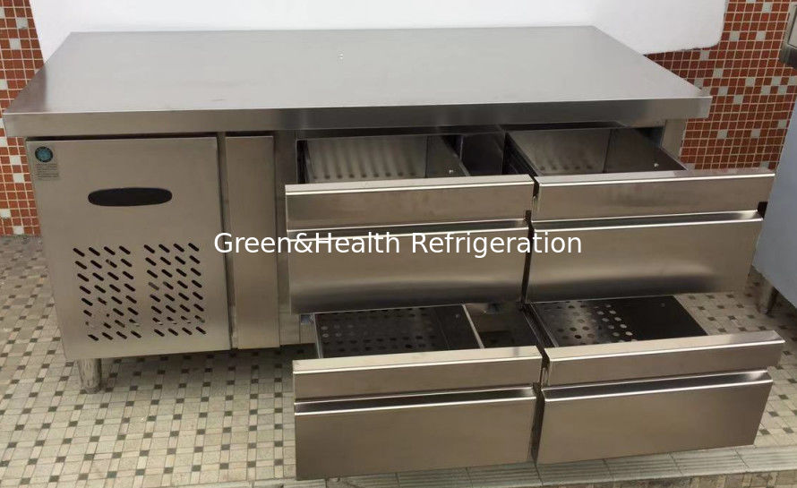 Fan Cooling Under Counter Freezer Drawer Style Commercial Refrigerator