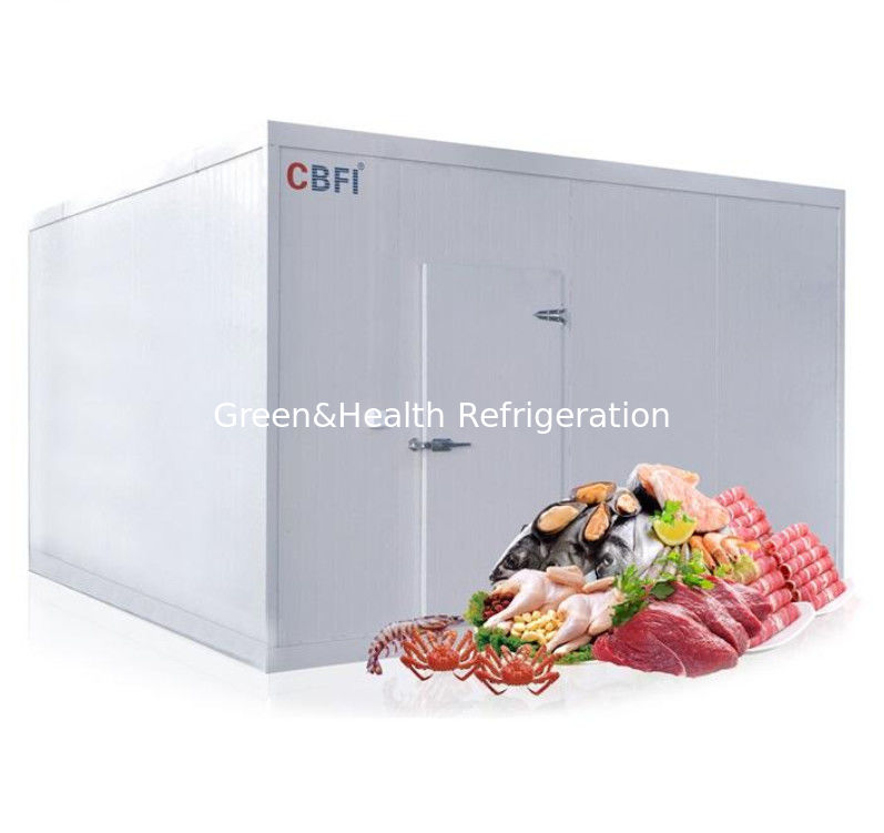 -40~+15℃ Cold Storage Room For Meat Chicken Seafood Long Life Cycle