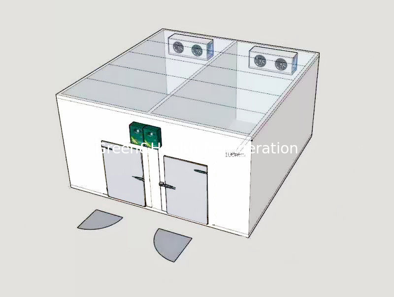 -40~+15℃ Cold Storage Room For Meat Chicken Seafood Long Life Cycle