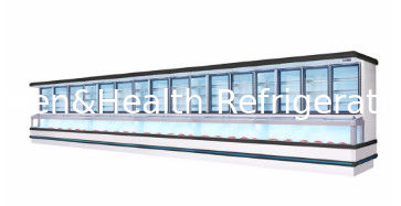 Commercial Combined Cooler Freezer with Auto Defrost Danfoss Compressor and LED Lighting for Restaurant Vegetable Display